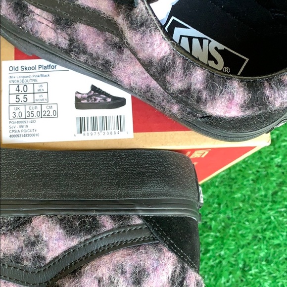 VANS OLD SKOOL PLATFORM MIX LEOPARD PINK/BLACK WMN - Picture 12 of 16